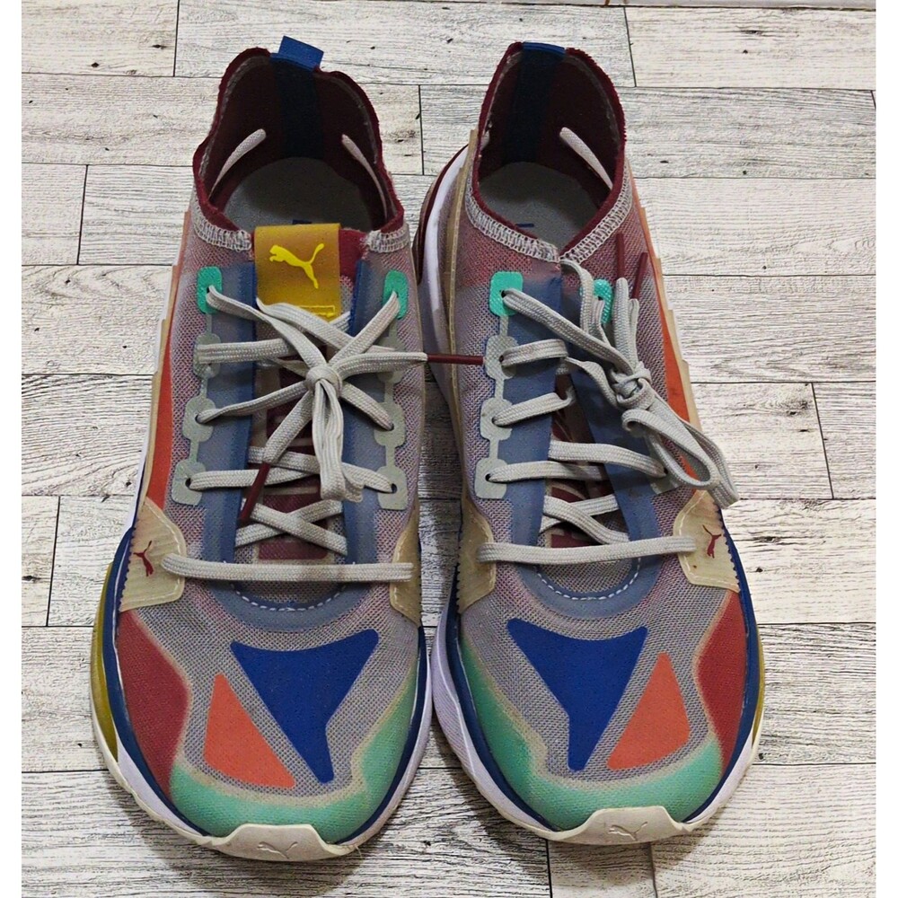 PUMA LQDCELL Optic Sheer Men’s Low Top Lace-Up Sneakers Multicolor 192560-05